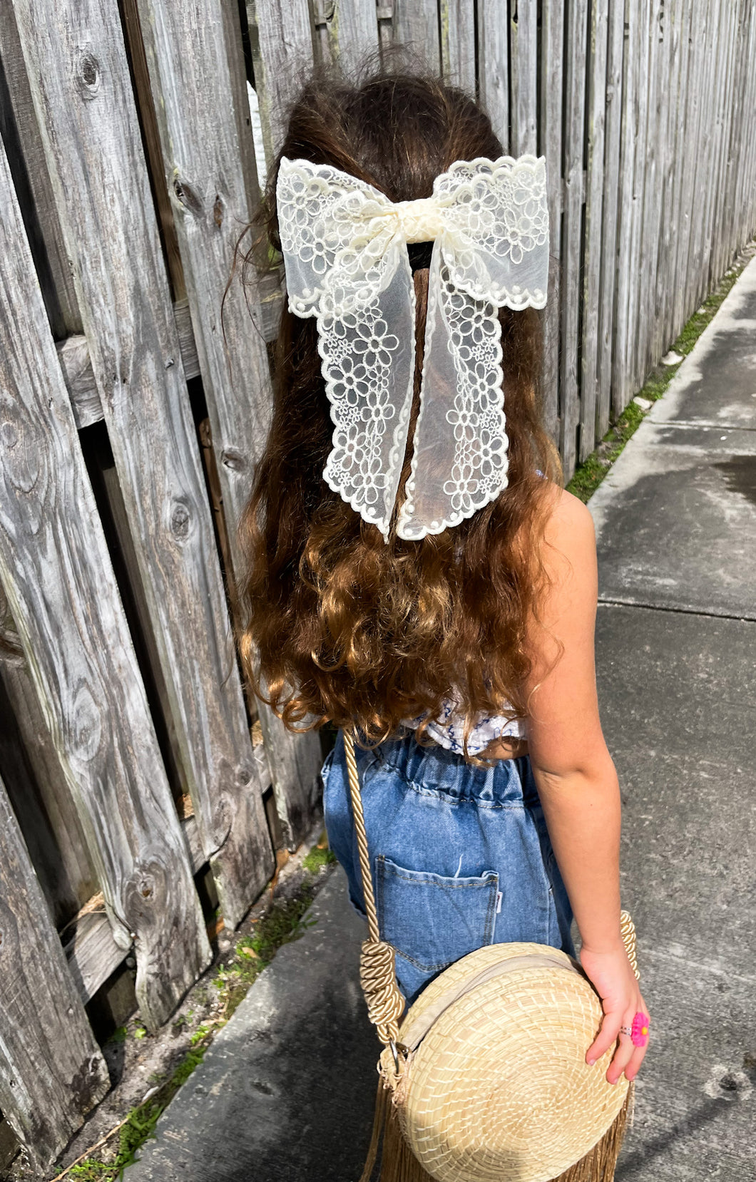 Lucille Lace Bow