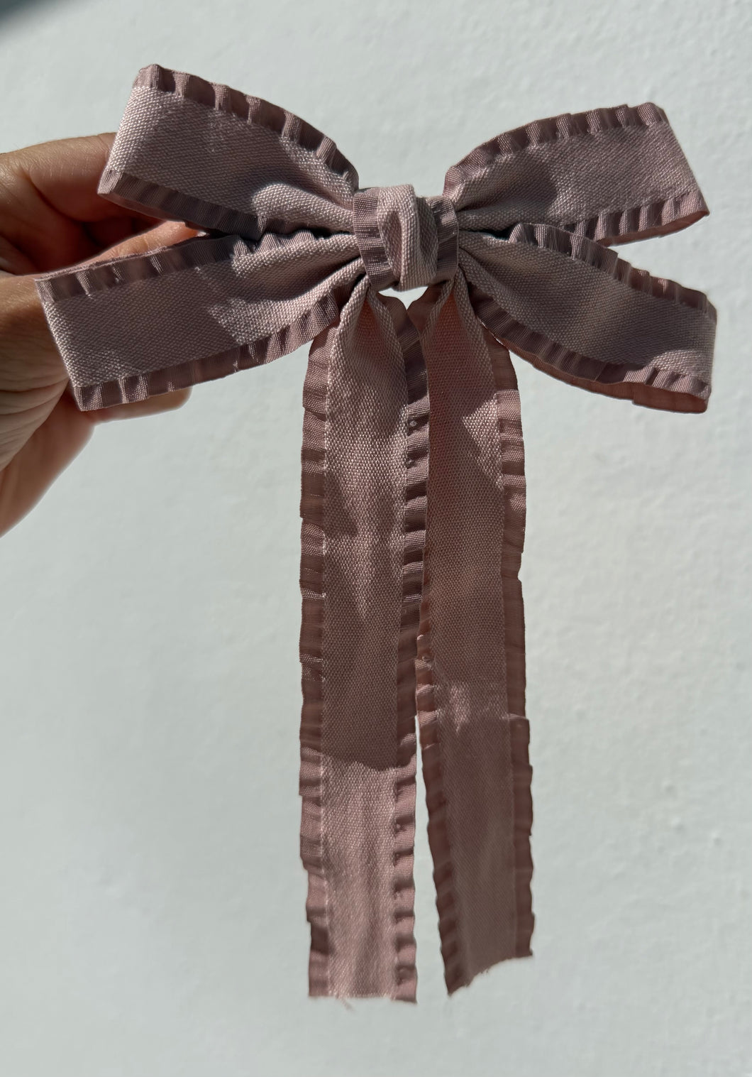 Beige Ribbon Bow