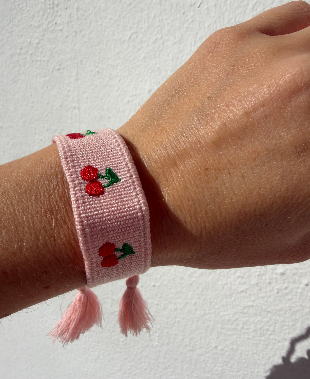 Cherry Tassel Bracelet