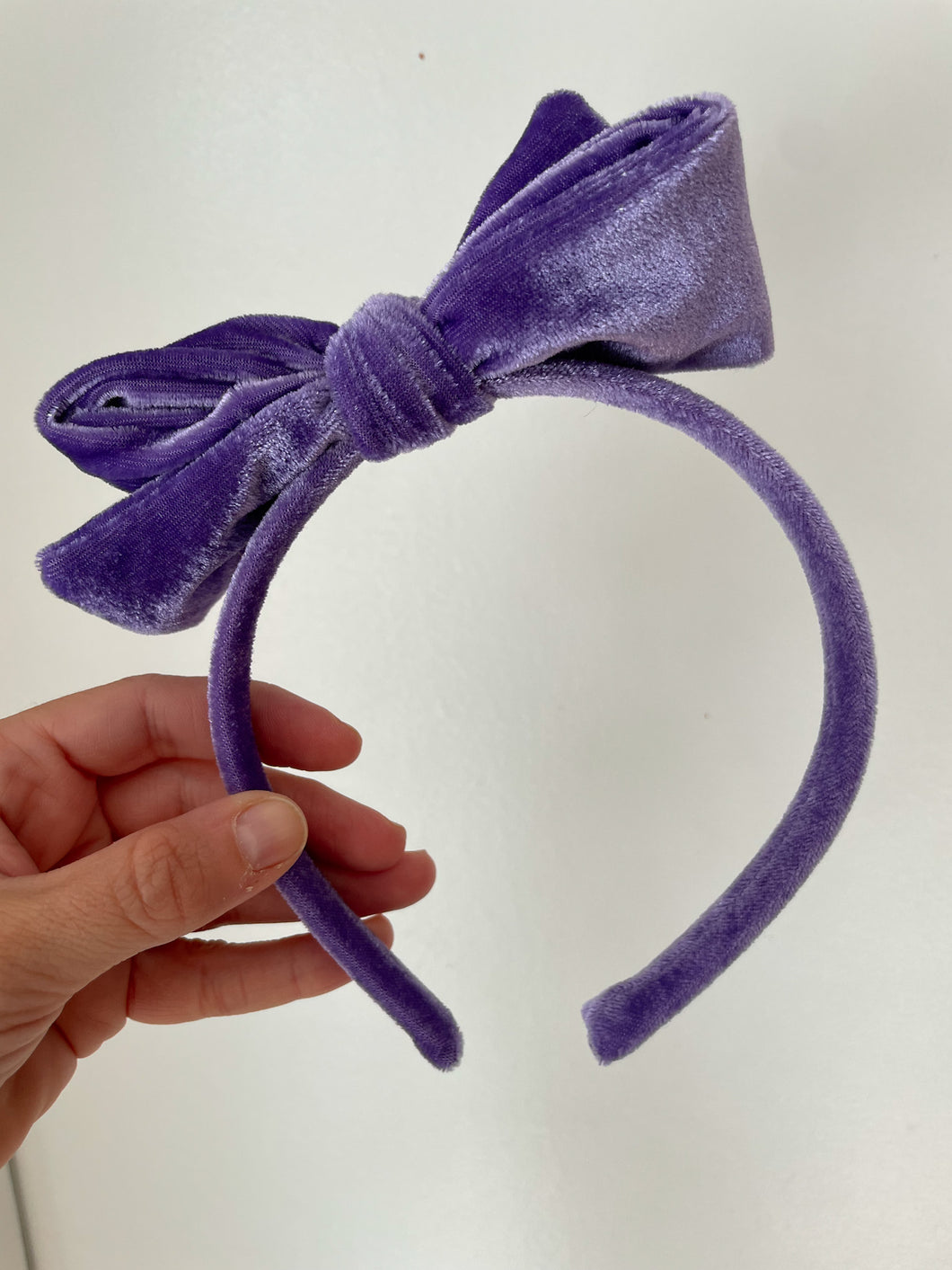 Purple Velvet Headband
