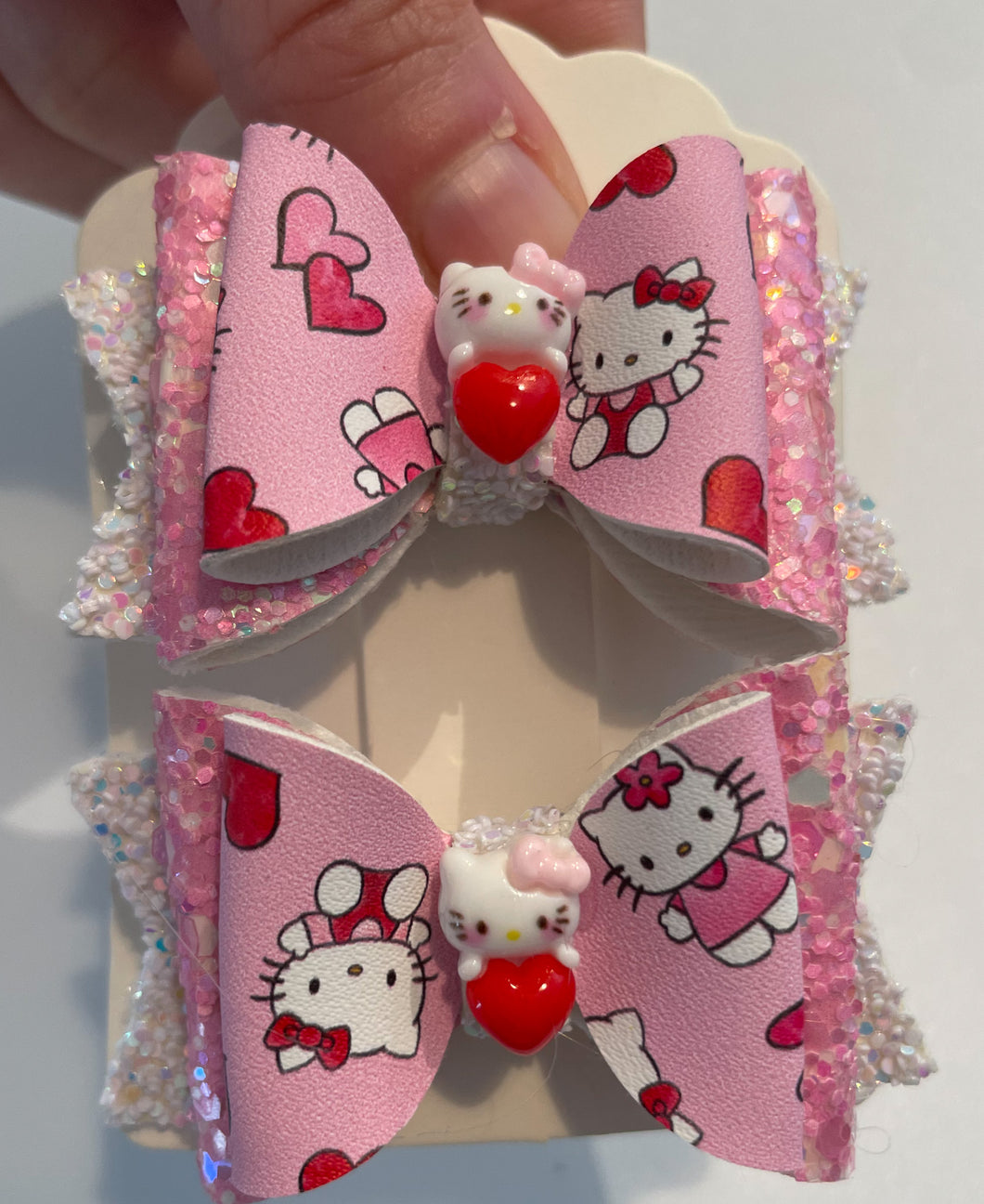 Kitty Pigtail Set