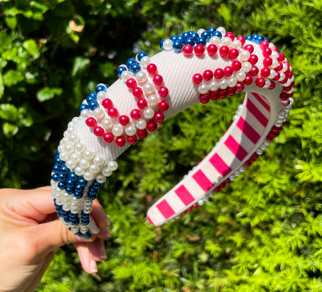 USA Puff Headband