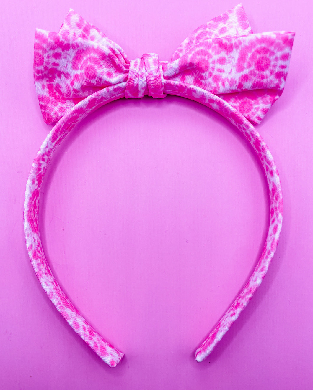 Pink Tie Dye Headband