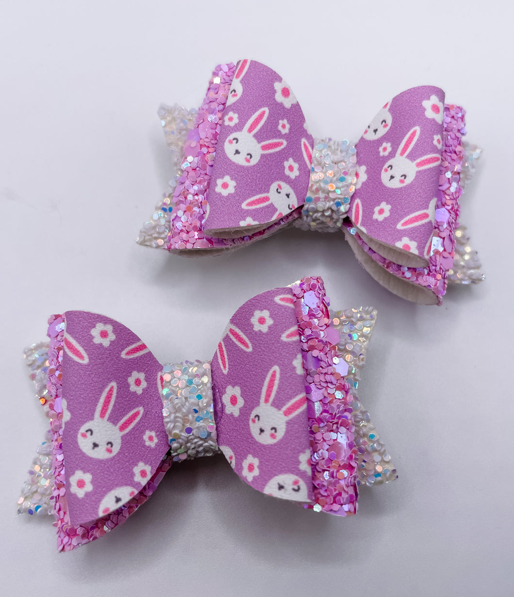 Purple Bunny Pigtail Minis